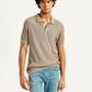 Men's Redloop Textured Slim Fit Polo T-Shirt - Styleshot View