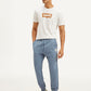 Men's Blue Solid Joggers - Front View