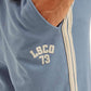 Men's Blue Solid Joggers - Detail View
