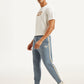 Men's Blue Solid Joggers - Side View