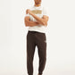 Men's Dark Brown Solid Utility Joggers - 2a5cb70b-34f6-4259-821f-07c56f662ec1 View