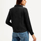 Women's Textured Spread Collar Shirt - Back View