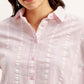 Women's Striped Relaxed Fit Shirt - Detail View