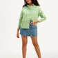 Women's Textured Spread Collar Shirt - Styleshot View