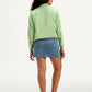 Women's Textured Spread Collar Shirt - Back View