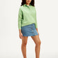 Women's Textured Spread Collar Shirt - Side View