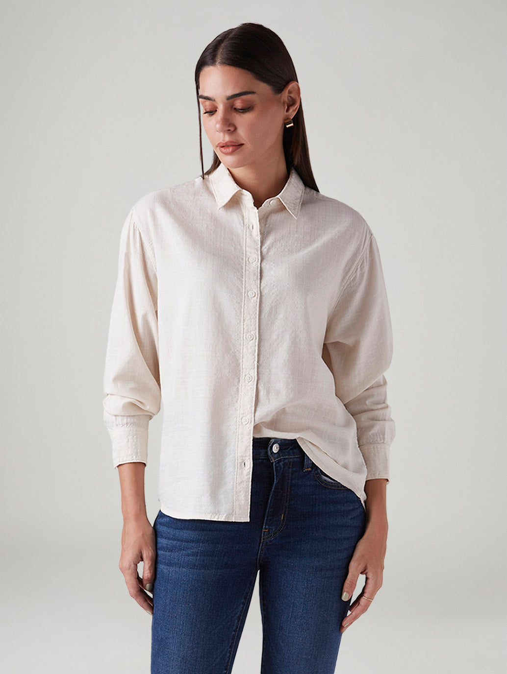 Women's Solid Relaxed Fit Shirt