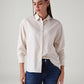 Women's Solid Relaxed Fit Shirt - Styleshot View
