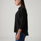 Women's Solid Relaxed Fit Shirt - Side View