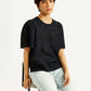 Women's Floral Black Round Neck Top - Styleshot View