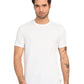 Men's Solid White Slim Fit T-Shirt - frount View
