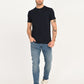 Men's Solid Black Slim Fit T-Shirt - 6 View