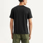 Men's Solid Slim Fit T-shirt - Back View