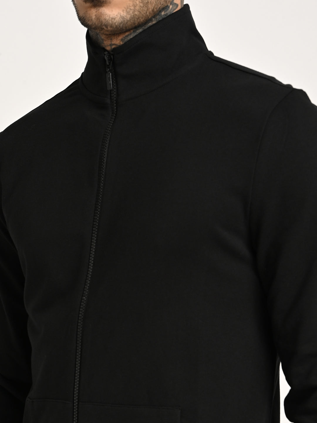 Men's Solid Turtleneck Sweatshirt - 20 View