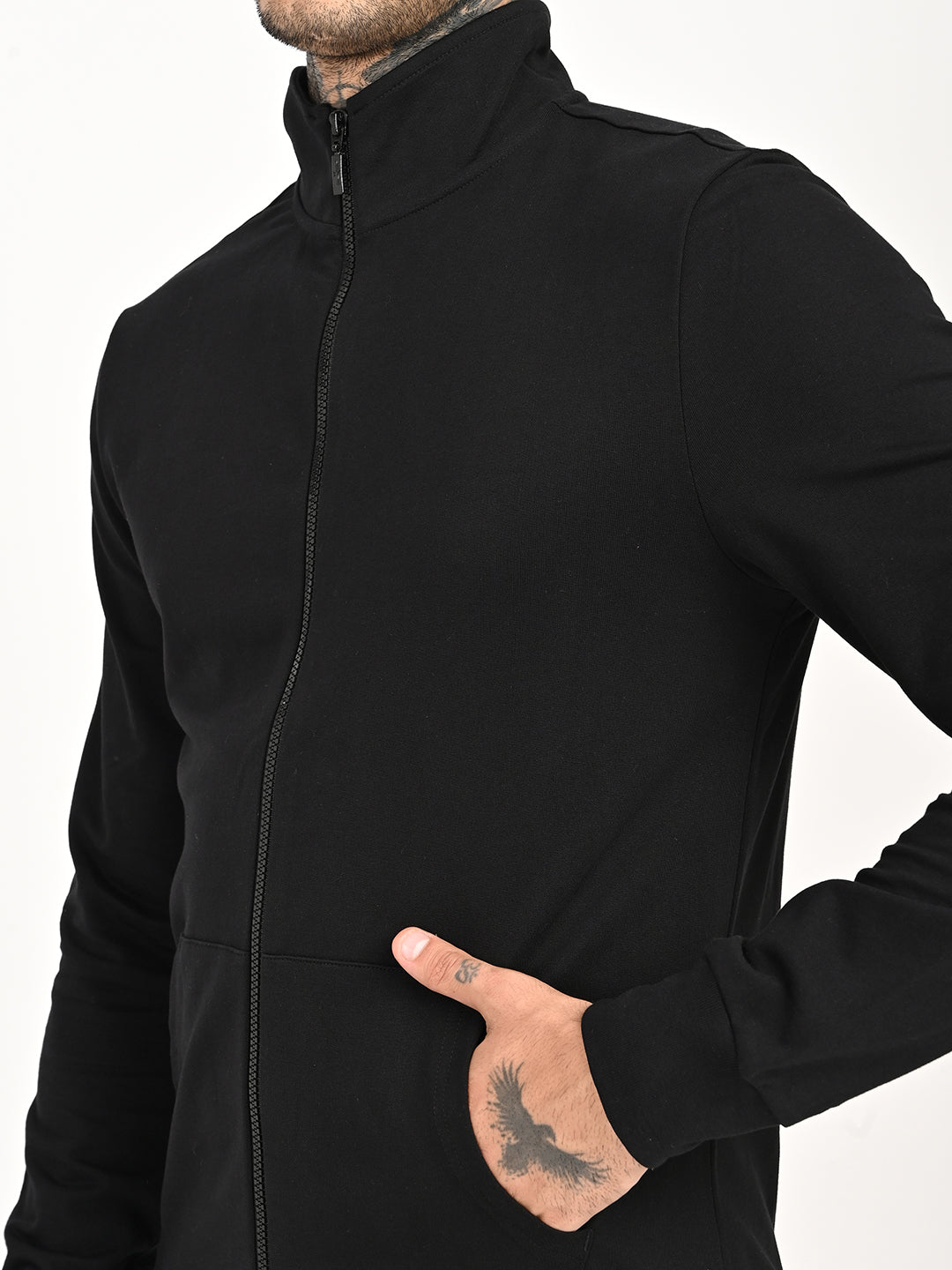Men's Solid Turtleneck Sweatshirt - 20 View