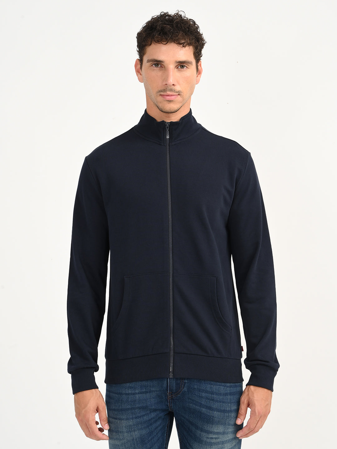 Men's Solid Turtleneck Sweatshirt