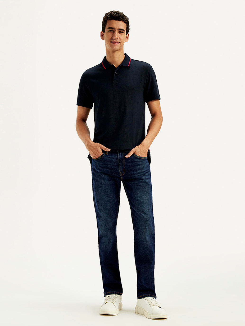 Men's 511 Blue Slim Fit Mid Rise Jeans
