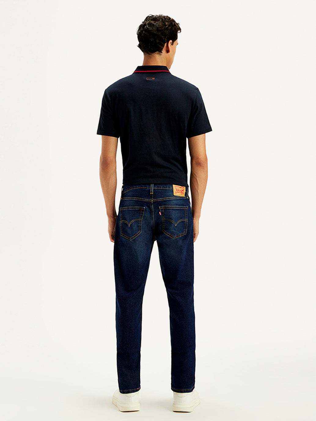 Men's 511 Blue Slim Fit Mid Rise Jeans - Back View
