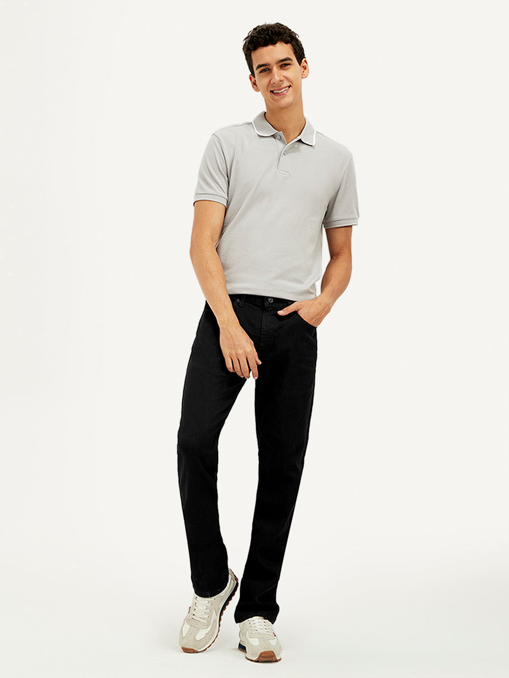 Men's 511 Black Slim Fit Mid Rise Jeans