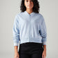 Women's Brand Logo Printed Regular Fit Sweatshirt - Front View