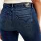 Women's Redloop Dark Blue Loose Fit High Rise Jeans - Detail View