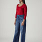Women's Dark Indigo Loose Fit High Rise Redloop Jeans - 20 View