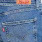 Women's Blue XL Straight Loose Fit Mid Rise Jeans - 002IE0026 View