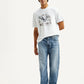 Men's 555 Light Indigo Loose Fit Mid Rise Jeans - Styleshot View