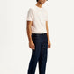 Men's 555 Dark Indigo Loose Fit Mid Rise Selvedge Jeans - Side View
