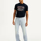 Men's 555 Light Blue Loose Fit Mid Rise Jeans - Front View