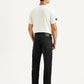 Men's 555 Black Loose Fit Mid Rise Jeans - Back View