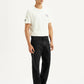 Men's 555 Black Loose Fit Mid Rise Jeans - Side View