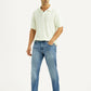 Men's 555 Light Blue Relaxed Straight Straight Fit Mid Rise Jeans - Styleshot View
