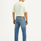 Men's 555 Light Blue Relaxed Straight Straight Fit Mid Rise Jeans - Back View