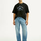 Men's 555 Light Blue Relaxed Straight Fit Mid Rise Jeans - Styleshot View