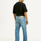 Men's 555 Light Blue Relaxed Straight Fit Mid Rise Jeans - Back View