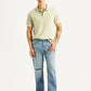 Men's 555 Light Blue Relaxed Straight Fit Mid Rise Jeans - Styleshot View
