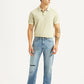 Men's 555 Light Blue Relaxed Straight Fit Mid Rise Jeans - Front View