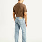 Men's 555 Light Blue Relaxed Straight Fit Mid Rise Jeans - Back View