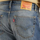 Men's Tinted 555 Blue Relaxed Straight Fit Mid Rise Jeans - Detail View