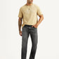 Men's 555 Charcoal Grey Relaxed Straight Fit Mid Rise Jeans - Styleshot View
