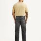Men's 555 Charcoal Grey Relaxed Straight Fit Mid Rise Jeans - Back View