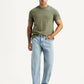 Men's 555 Light Blue Relaxed Straight Fit Mid Rise Jeans - Styleshot View
