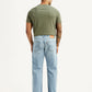 Men's 555 Light Blue Relaxed Straight Fit Mid Rise Jeans - Back View