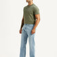 Men's 555 Light Blue Relaxed Straight Fit Mid Rise Jeans - Side View