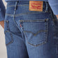 Men's 555 Indigo Relaxed Straight Fit Mid Rise Performance Jeans - Detail View