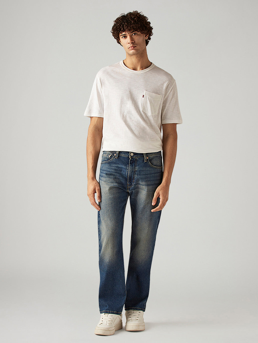 Men's 511 Blue Slim Fit Mid Rise Jeans - Front View