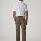 Men's 555 Brown Relaxed Straight Fit Mid Rise Overdyed Jeans - Back View