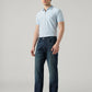 Men's 505 Blue Straight Fit Mid Rise Tinted Jeans - Side View