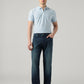 Men's 505 Blue Straight Fit Mid Rise Tinted Jeans - Front View